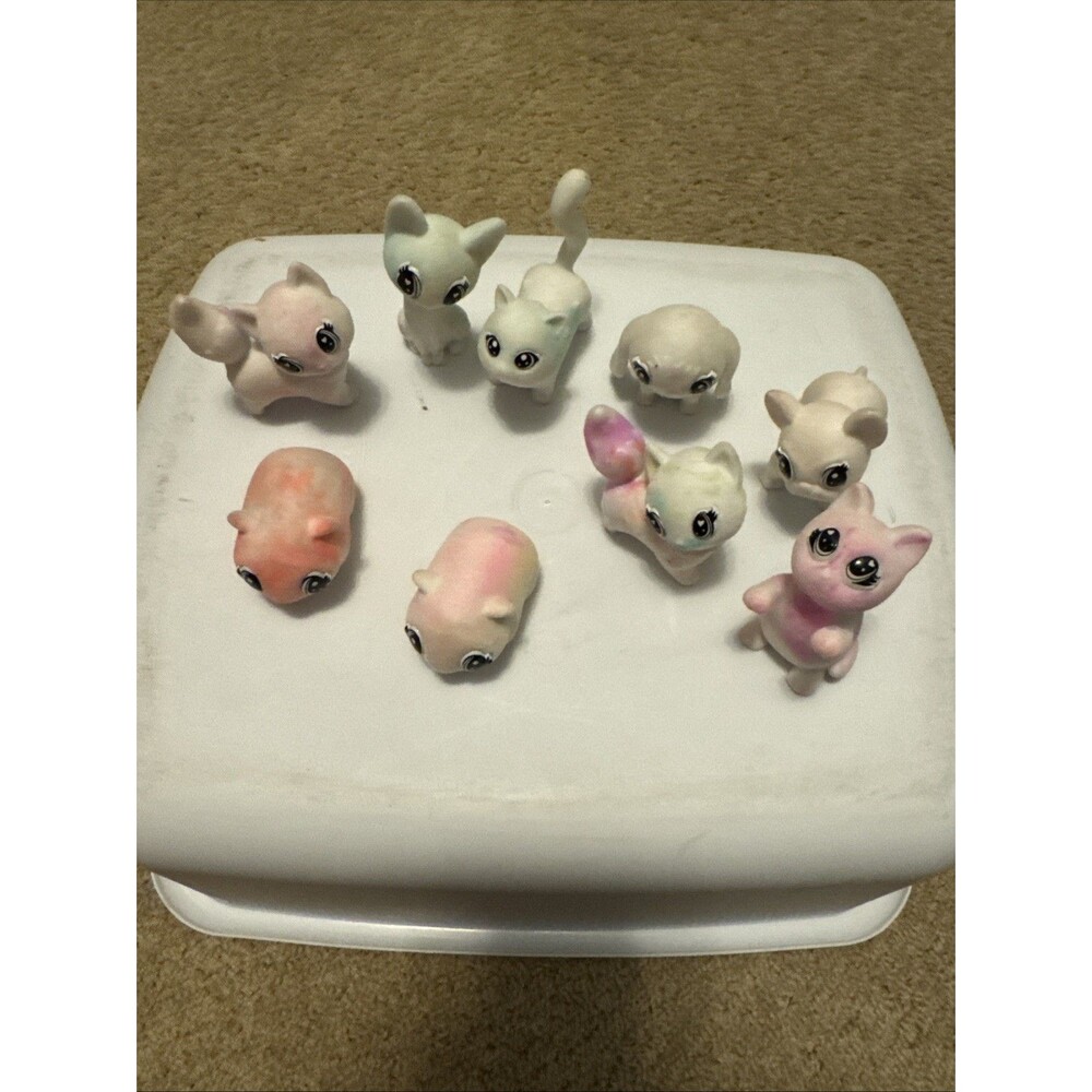 Crayola Scribble Scrubbie Pets Lot of 9 Animals Washimals Figures Washable Used